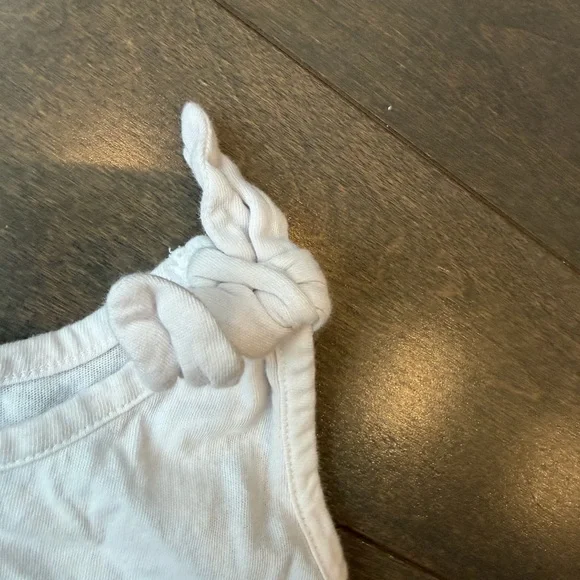 Tucker + Tate Pink to White Ombre Knot-Shoulder Tank - Picture 3 of 6